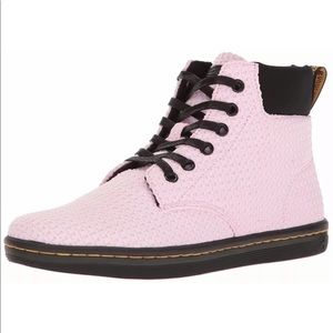 Dr. Martens Pink Maelly Canvas Boots